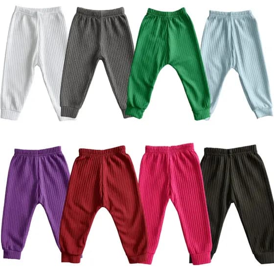 Kit 10 Calça Mijão Bebê Unissex Malha Premium Conforto Leve Verão