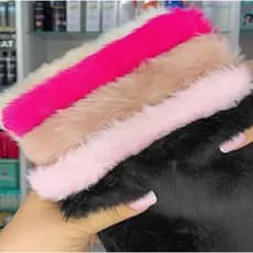 Tapete para Fotos Manicure Peludo Pelúcia Decoração 30x30