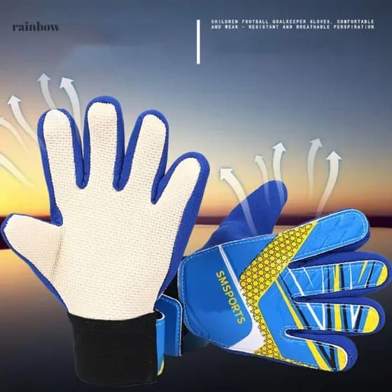 RAINBOW09 Luvas De Goleiro De Futebol Infantil , Luva De Látex , Espessada