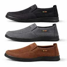 Kit 3 Pares Sapatilha Masculina Tênis Casual de Malha Respirável Super Confortável e Macia em Estoque Envio Já