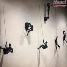 NANCI Simplicidade Da Escultura Estátua Arte Parede Sala De Estar Acabada À Mão