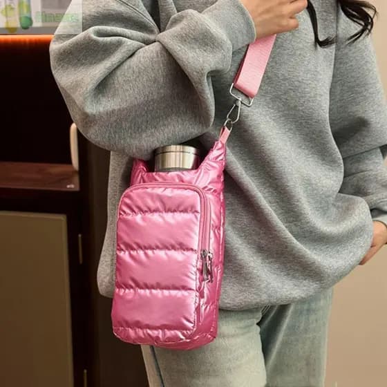 Bolsa Porta-Garrafas De Água HNANC , Alça De Ombro , Suporte Para Garrafa , Nylon