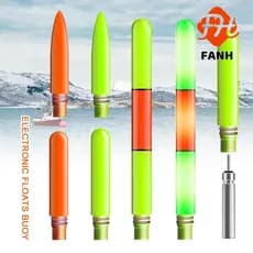 FANHUI 1 Peça Bóia Flutuante Eletrônica , Parte Superior Inteligente De Pesca LED Luminosa Ultra Sensível , Mudança De C