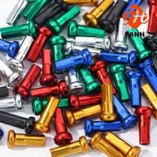 FANHUI 10/20/50pcs Raios De Ciclismo Mamilos Liga Anodizada Ao Ar Livre Mountain Bike Acessórios Para Rodas De Bicicleta