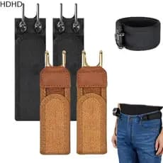 Cinto Elástico HDHD , Gancho De Sem Fivela Confortável Unissex Metal Ajustável Com De Cintura