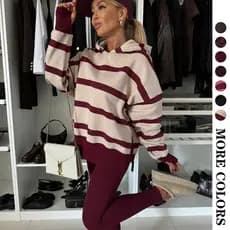Conjunto de Moletom com Capuz Estampado em Cores Sólidas, Casual e Solto, para Mulheres, Estilo Europeu e Americano, Out