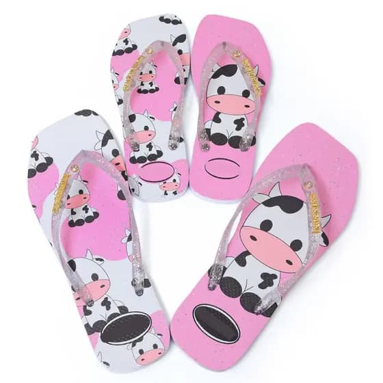 Kit Chinelo Mãe e Filha Personalizado Promoção Confortável Exclusivo
