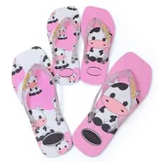 Kit Chinelo Mãe e Filha Personalizado Promoção Confortável Exclusivo
