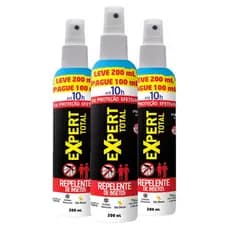 Kit 3 Repelentes De Insetos DEET Spray Expert Total 10h 200ml