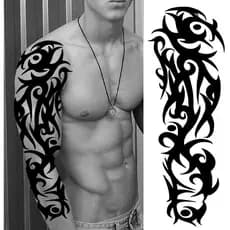 Tattoo Temporária Tattoo Fake a Prova D'água Unisex Realistas 3D Festa Social Verão Praia
