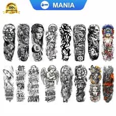 Tatuagem Temporária Tattoo Fake a Prova D'água Unisex Realistas 3D Festa Social Verão Praia MANIA