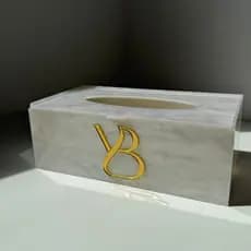 Caixa Para Luvas papel lenço máscara personalizada madrepérola studio clinica consultorio beleza