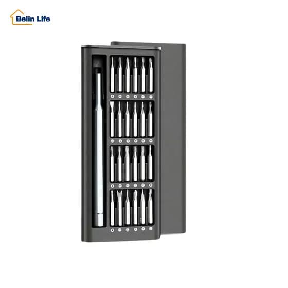 Kit De Chave De Fenda Magnética Multifuncional 24pcs