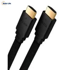 Cabo HDMI 4K Ultra HD Tipo Flat Blindado Reforçado Alta Velocidade Premium 1.5M 2M 3M