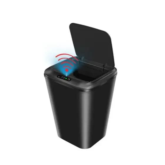 Lixeira com Sensor Automático Abre Fácil em Toque Cesto Lixo Casa 16 Litros