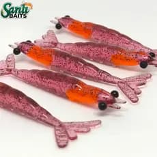 Kit Camarão Artificial 6, 7 e 8cm c/15 unidades Cor 06 SanliBaits