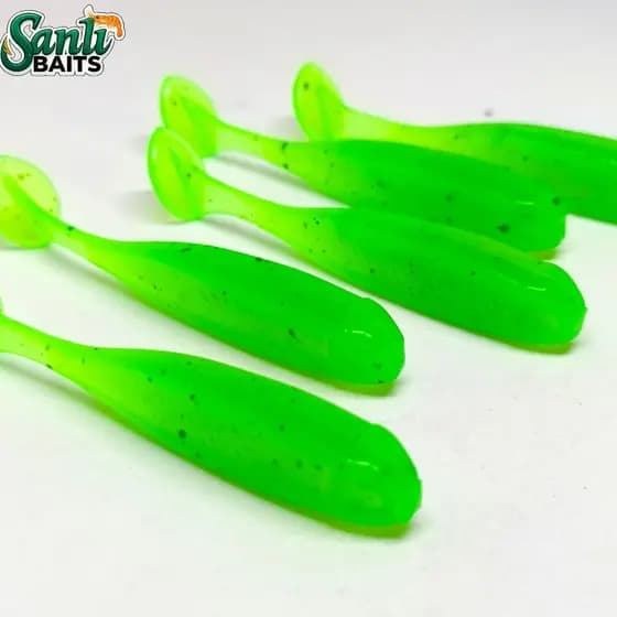 kit Shad Isca Artificial 6cm, 7cm é 9cm 10 unidades.