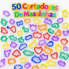50 Cortador de Massinha de Modelar p/ Kit Festa Lembrancinha Infantil Prenda