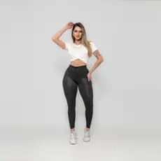 Calça Legging Modelo 3D Fitness Cintura Alta Para Academia