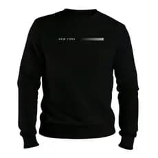 Moletom Gola Redonda Flanelado Blusa De Frio Basico Masculino Feminino Algodão