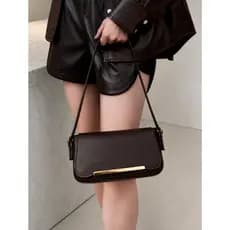Bolsa Feminina de Ombro Minimalista Elegante Novo Estilo