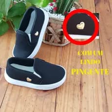 Tênis Masculino e Feminino Iate Slip On Sapato Infantil  Sola Macia Social Leve Liso Calce Fácil