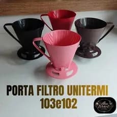 Suporte Para Coador de Café 102 e103 Unitermi Porta Filtro De Alta Qualidade Plástico  Resistente