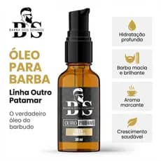 Óleo Para Barba 30ml Hidratante Perfumado Brilho Crescimento Maciez Anti Frizz Profissional Barba dos Sonhos