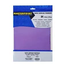 Papel Diplomata Liso Offset 120g 20 folhas Roxo