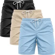 Kit 3 Short Linho Bermuda Mauricinho Premium Masculino Bolso Lateral Verão 2026