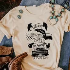 Camiseta Sobrenatural Variados Estampado Blusa Algodão Camisa Confortavel Moda