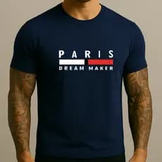 Camiseta Masculina Paris Dream Maker Camisa Premium 100% Algodão Lançamento
