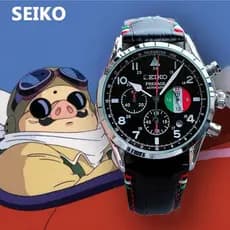 SEIKO Relógio Masculino Calendário De Moda De Quartzo Não Mecânico Esportivo Pulseira De Couro SEO
