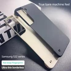 Novos Modelos E Meia Embalagem Sem Bordas , Com Capa Protetora Para Telefone anti-Queda De Cor Sólida Adequada Samsung Galaxy S22 S23 S24 Plus Ultra S21FE S23FE