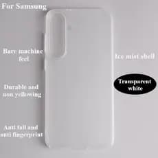 Capa Dura Ultrafina Fosca Para PC Anti Impressões Digitais De Telefone À Prova De Choque Samsung Galaxy A57 A17 A26 A36