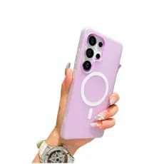 Capa Gelatinosa 2 Em 1 Com Sensação De Pele Fosca Para Samsung S22 S23 S24 S25 S26 Plus Ultra FE S25Edge Magnética De Ca