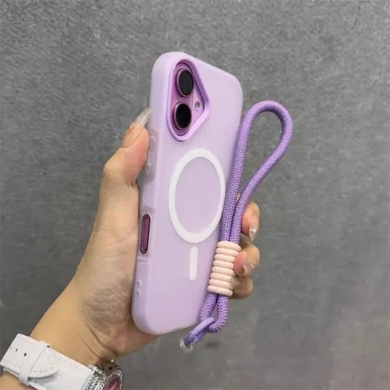 Capa Magnética Sem Fio Com Sensação De Pele Translúcida Fosca Para Samsung Galaxy A57 A37 A06 A07 A15 A16 A17 A27 A26 A3