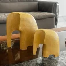elefante polirresina/escultura elefante/estatueta elefante/elefante decorativo