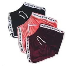 Short Veludo Love Super confortável