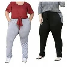 Calça Feminina Viscolycra Pijama Catwark Plus Size