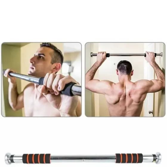 Barra de Porta Ajustável Para Exercícios Regulavel Pegada Macia flexão Musculação Calistenia