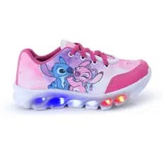 Tênis Infantil Led STITCH de Menina Luzinha Bebe Luz