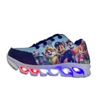 Tênis Infantil Led Patrulha Canina Infantil De Menino Luz