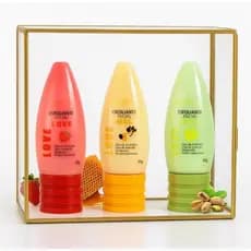 Esfoliante Facial,  Amêndoas Vitamina E, Ácido Hialurônico E  Óleo de Girassol Max Love