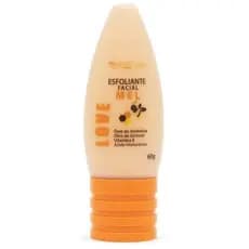 Max Love Esfoliante Facial Mel 60g – Limpeza Profunda com Óleo de Amêndoa, Vitamina E e Ácido Hialurônico