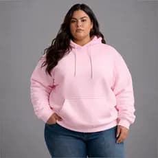 Blusa Moletom Plus Size Moda Inverno Feminino Lisa Varias Cores Algodão Premium Envio Imediato