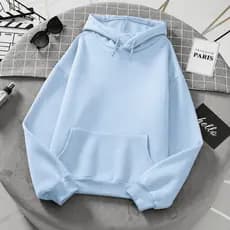 Blusa Moletom Flanelado Unissex Slim Algodao Premium Lisa Estilo Canguru Varias Cores