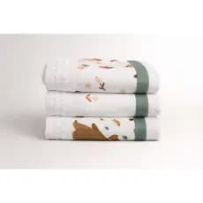 Kit 3 Panos de Prato Atoalhados Decorados 40x60cm | Coleção Jardim do Campo | Alta Absorção