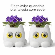 Vaso Gatinho Que Avisa Quando a Planta Esta Com Sede