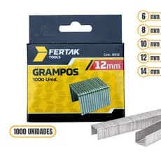 Grampo De Grampeador Tapeceiro 6mm, 8mm, 10mm, 12mm ou 14mm Tipo Reto Profissional 1000 Unidades